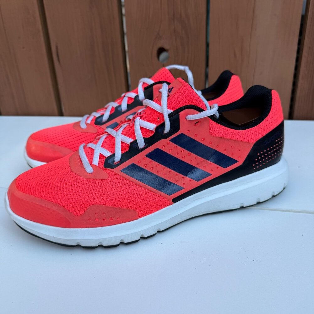 Adidas Duramo 7 Mens Running Shoes Size 10 Neon Coral Black